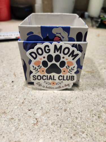 Dog Mom Social Club Sticker - Sticker - Charm and Char